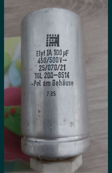 Condensator pornire motor 100mf