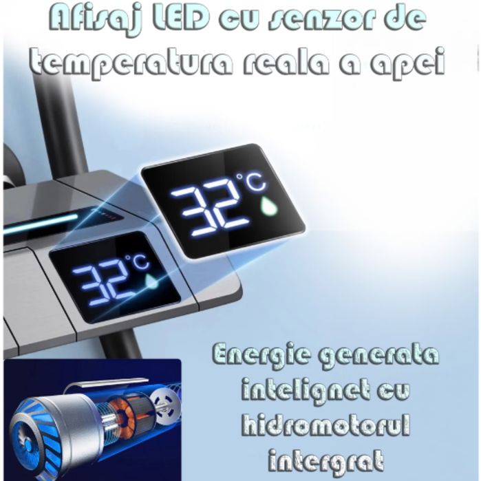 Kit dus cu 4 iesiri, dus fix mare, robinet normal, lavoar, para dus mo