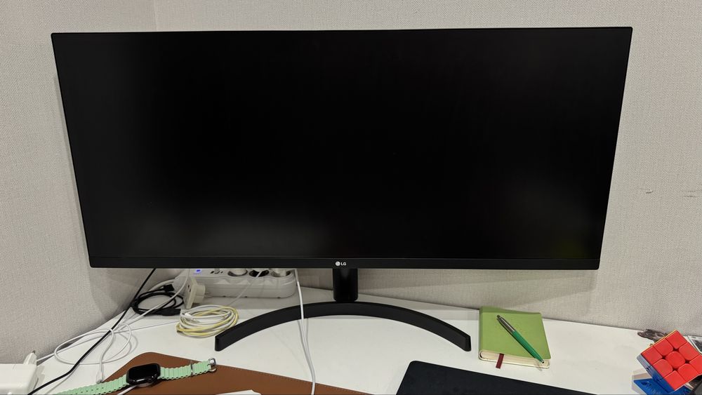 Монитор 34” LG 34WL500-B — отличное состояние, 80 000 тг (торг)