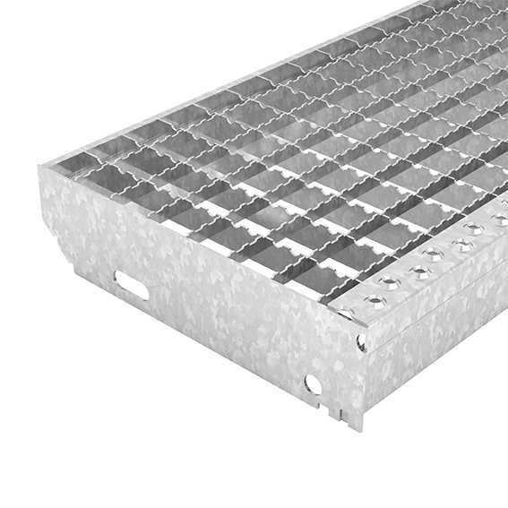 Поцинковани стъпала MEA METAL – метални, решетъчни, противохлъзгащи