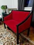Sofa doua persoane, facuta manual, 107cm lungime.