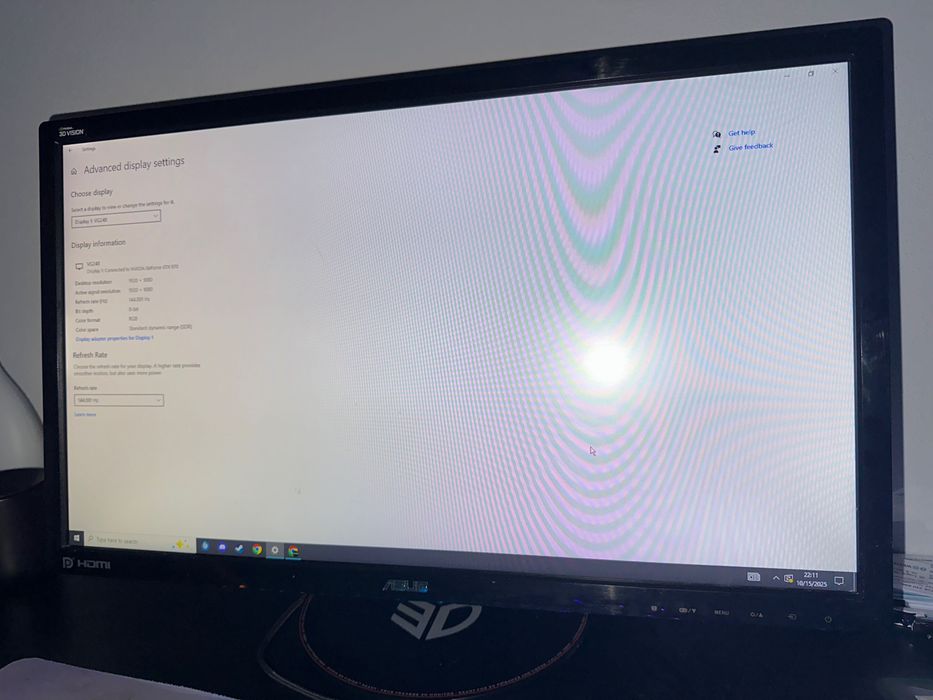 Monitor Gaming LED Asus VG248 24” FULL HD 144hz 1ms