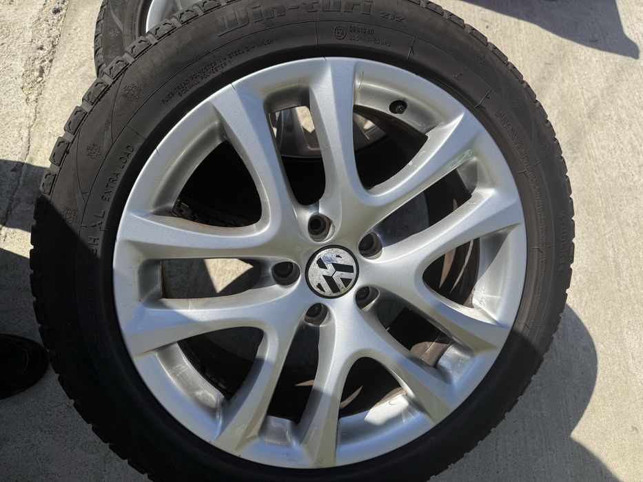 Jante originalale vw passat 225/50 R17,cauciucuri Hifly M+S 80%