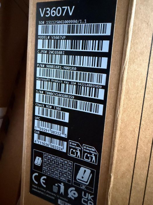 Laptop Gaming Asus V16 V3607VP