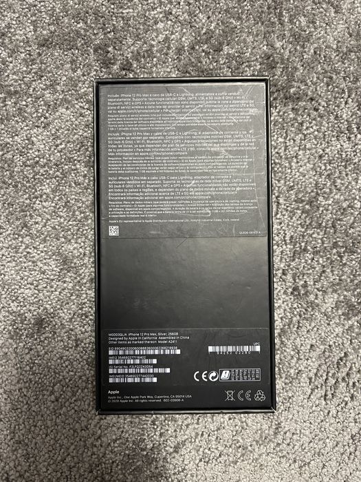 Cutie Iphone 12 pro max Silver 256gb full box