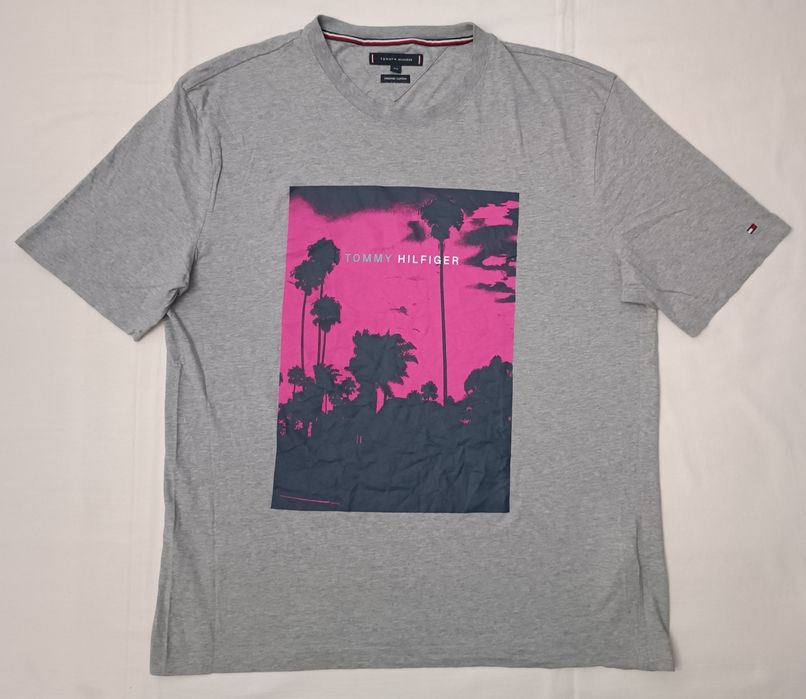 Tommy Hilfiger оригинална тениска 2XL памучна фланелка