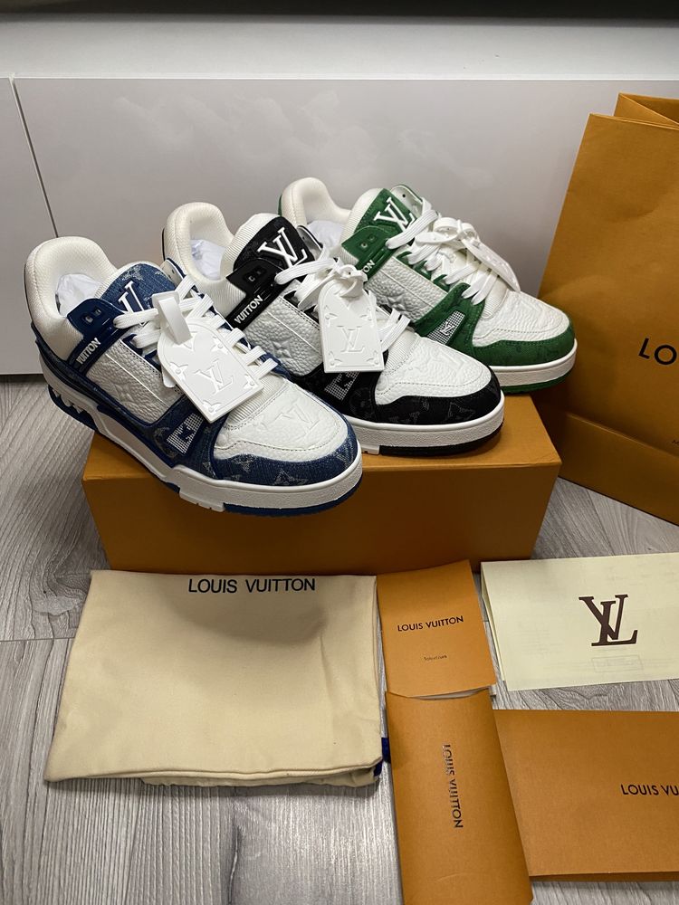 Adidasi Louis Vuitton Full BOX Premium piele naturala 100%