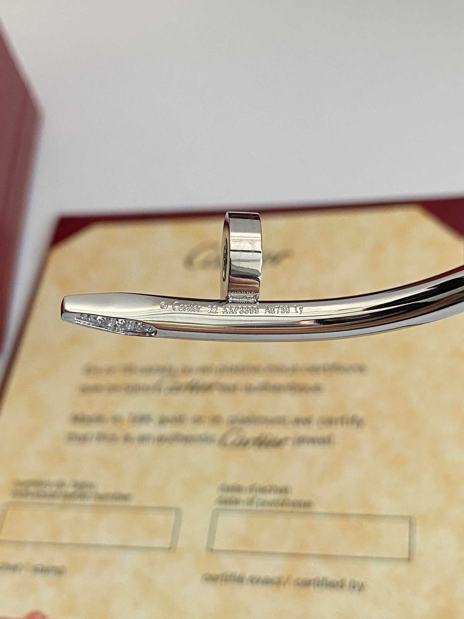 Cartier Juste un Clou 22 White Gold 750 Diamond