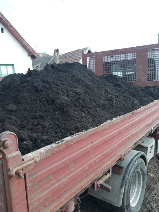 Pamant negru vegetal balastru nisip