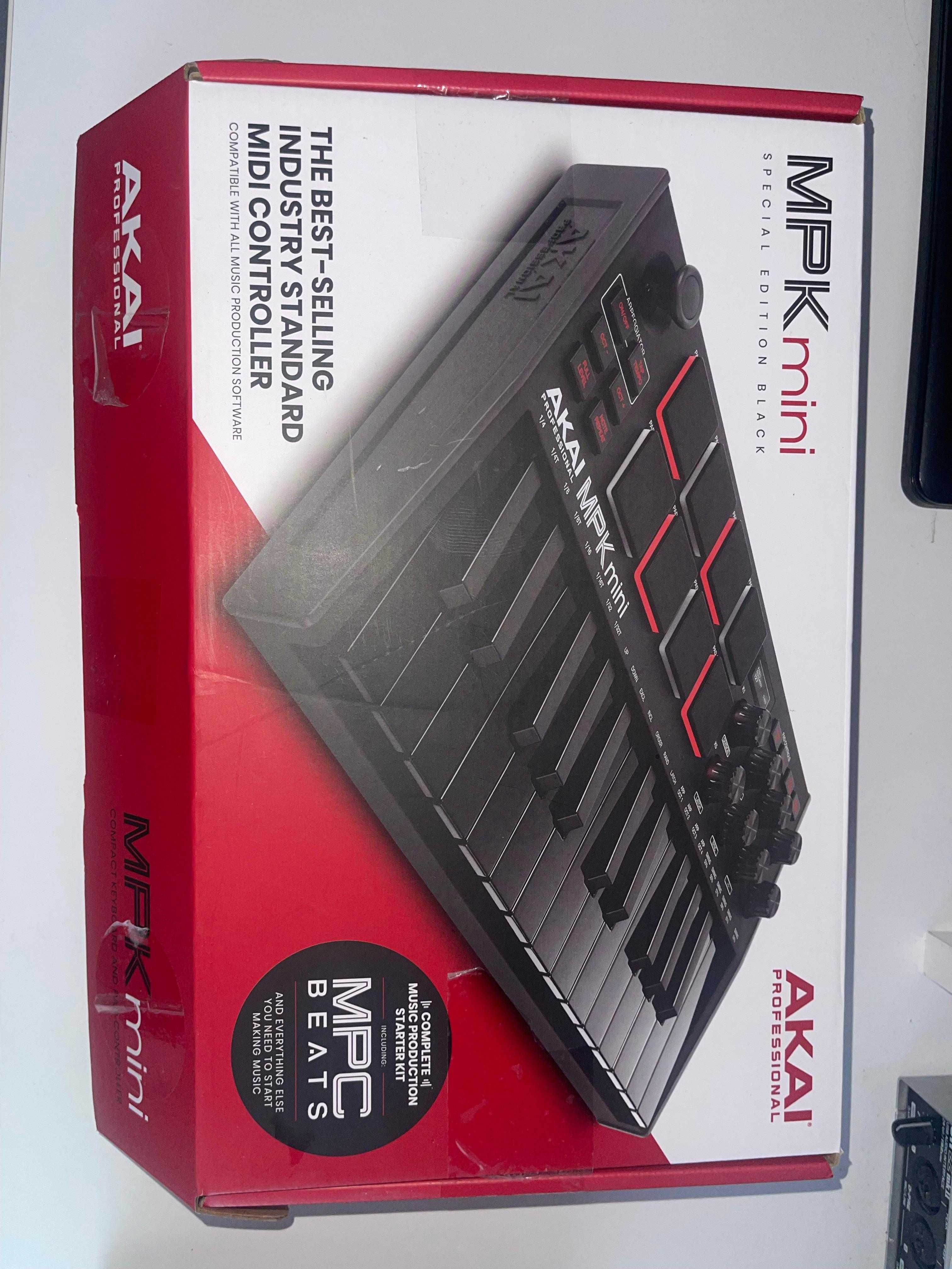 Akai MPK Mini MK3 Special Edition Black – MIDI Controller compact