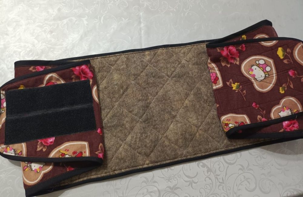 Пояс из собачьей шерсти ручной работы