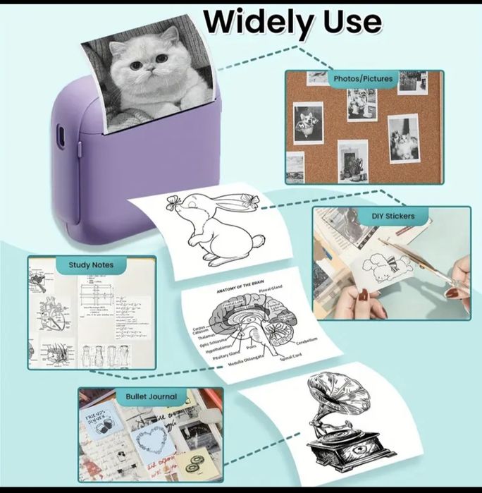 Мини принтер для смартфонов