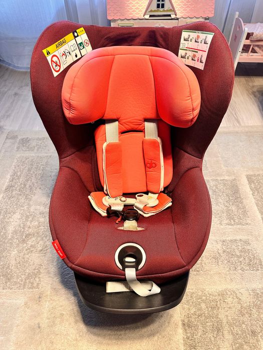 Scaun auto ISOFIX GB Vaya Cherry Red iSize + Sensorsafe, 45-105 cm