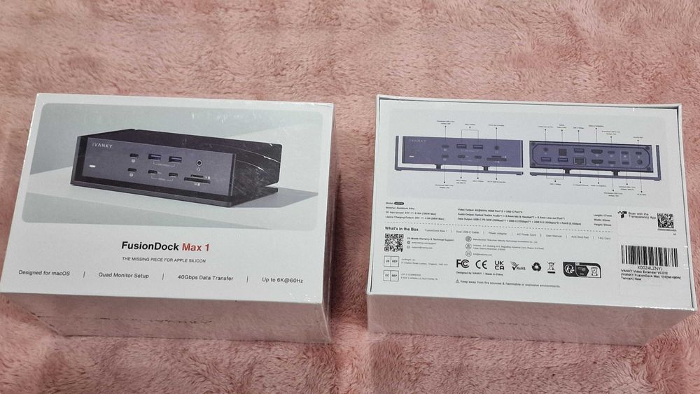 Docking Station FusionDock Max 1 VCD10, include cablu Thunderbolt 5