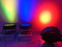 Orga de lumini petrecere majorat Jocuri de culori 54 LED SENZOR SUNET