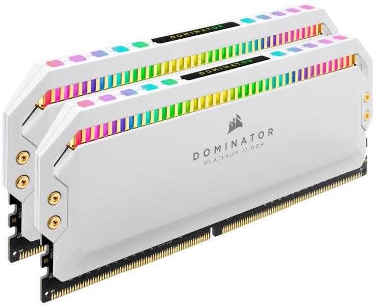 Corsair Dominator Platinum RGB 32GB DDR4 3200MHz CL16 dual Kit Alb