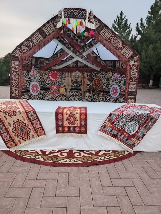 Аренда Прокат Пол Юрта Жарты Киіз Уй Беташар Той Шымкент С Доставкой