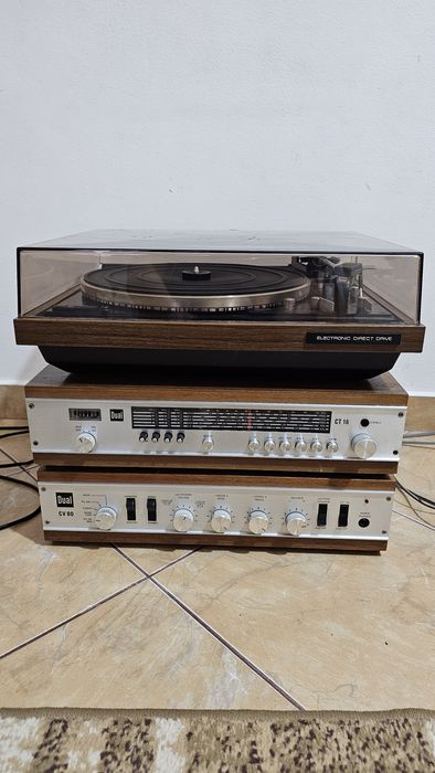 Pick-up dual 721,amplificator dual cv 80,tuner dual ct 16