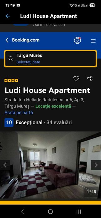 Vand apartament mobilat +parcare ,afacere la cheie in Maurer Residence