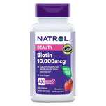 Biotin 10.000 mcg NATROL, Биотин 250 жевательных таблеток