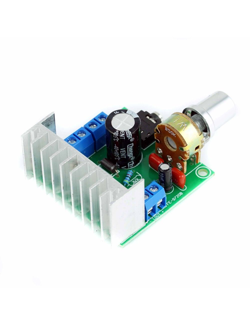 Аудио усилвател TDA7297 2x15W 12V с потенциометър