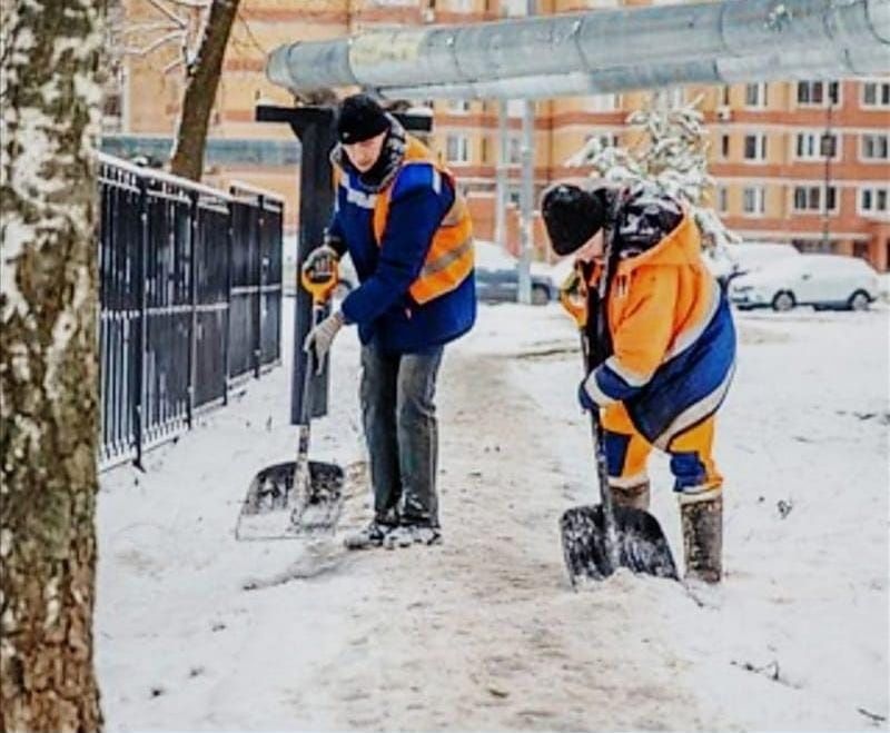 Уборка снега. УБОРКА СНЕГА