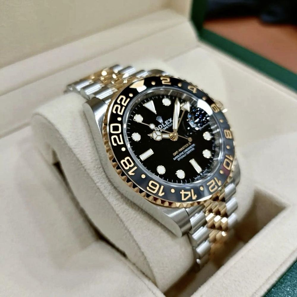 Man watch rolex gmt master ll 40 mm