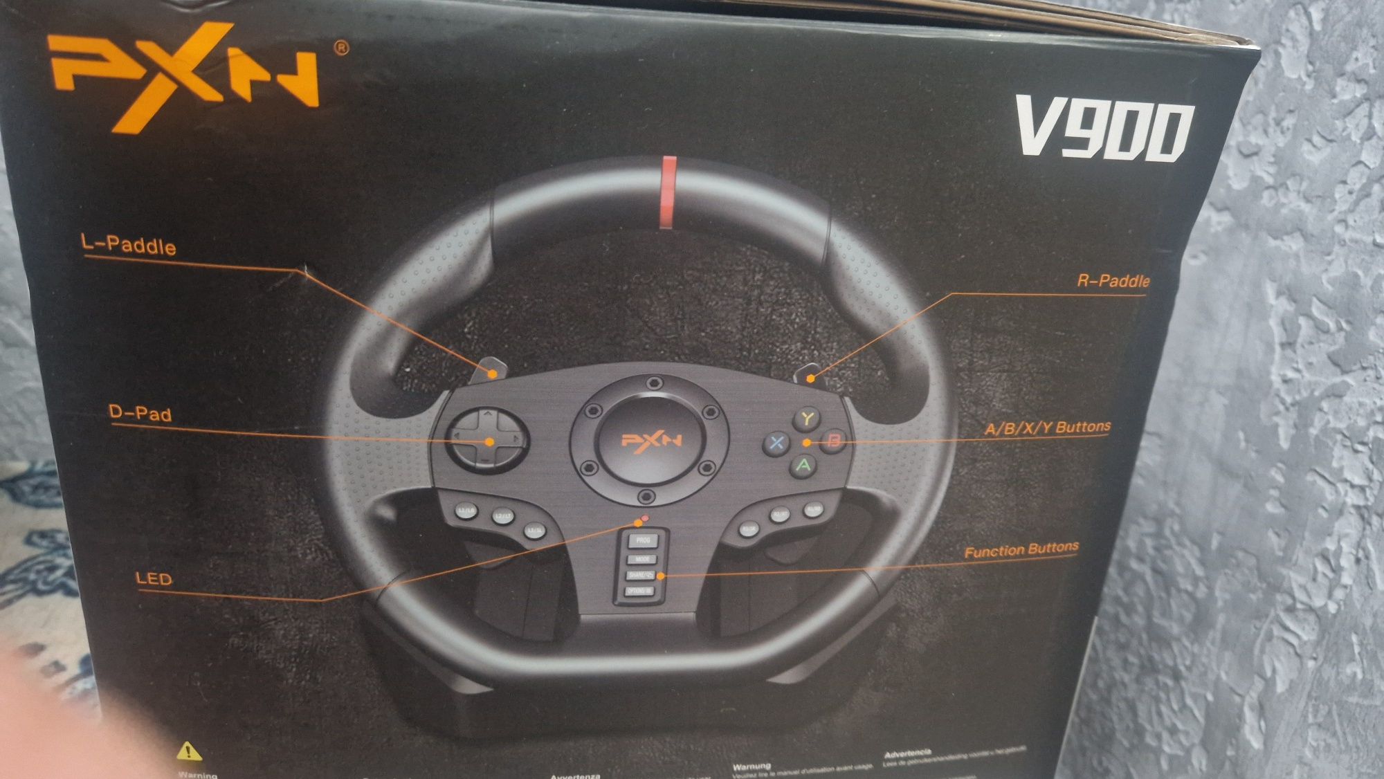 Руль игровой pxn v900