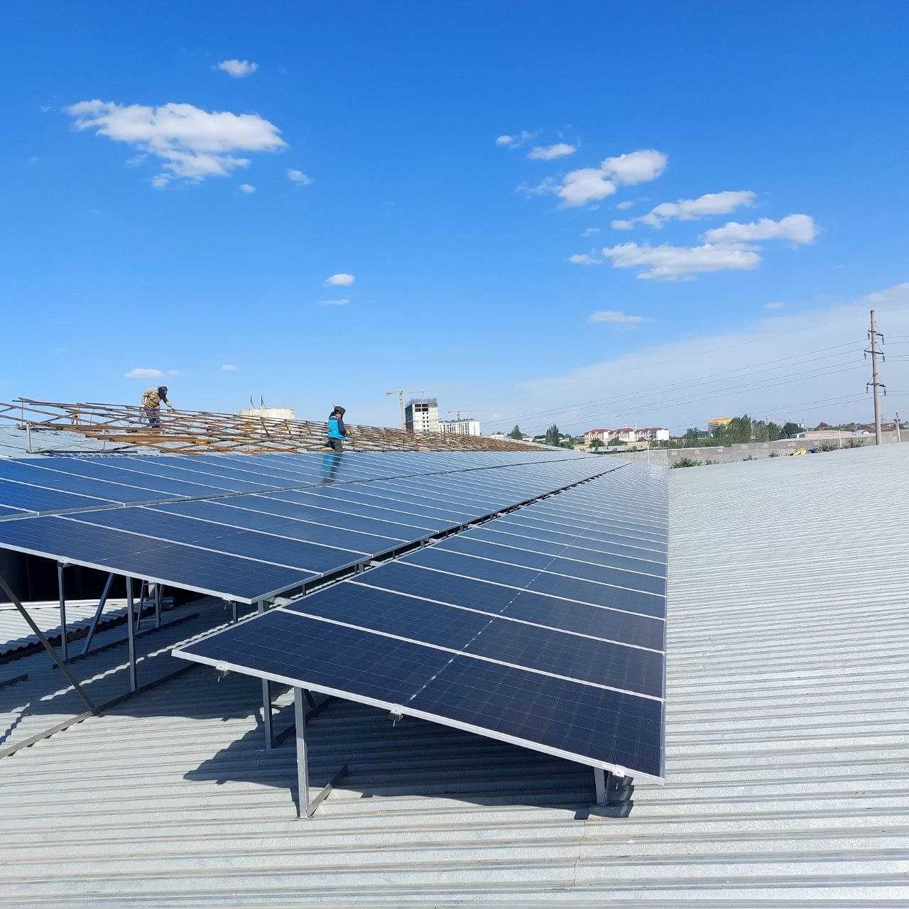 Quyosh panel podkluch ustanovka  - установка солнечных панелей