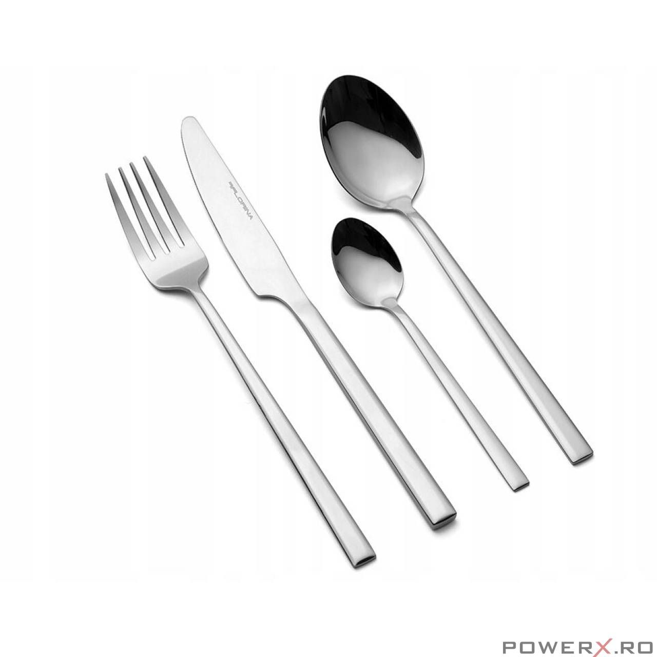 Set tacamuri pentru bucatarie din inox, 6 persoane, 24 piese,