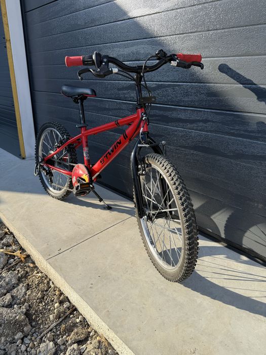 Bicicleta copii 5-9 ani b twin + aparatoare roti si cosulet in fata