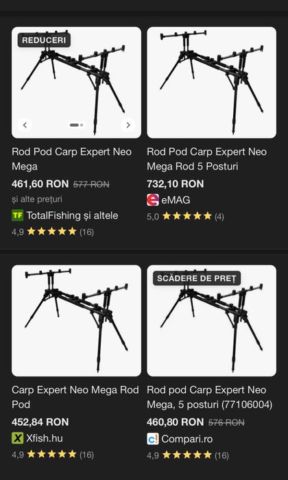 Carp expert Neo Mega rod pod