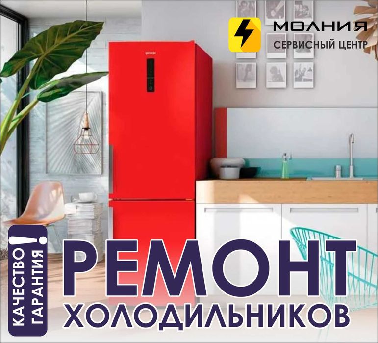 Ремонт холодильников, стиральных машин. СЦ Молния!!