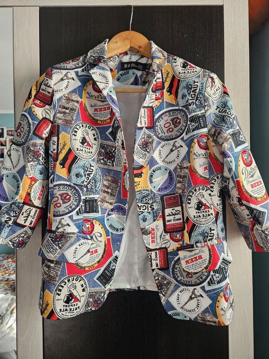 Sacou subțire cu maneci 3 sferturi