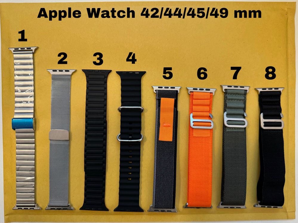 Curea bratara Apple Watch Series 4, 5, 6, 7, 8, 9, Ultra