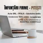 Infiintari firme / Infiintare firma / SRL PFA / Gazduire sediu / ONRC