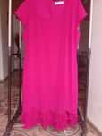 Rochie fucsia mătase mărimea 44