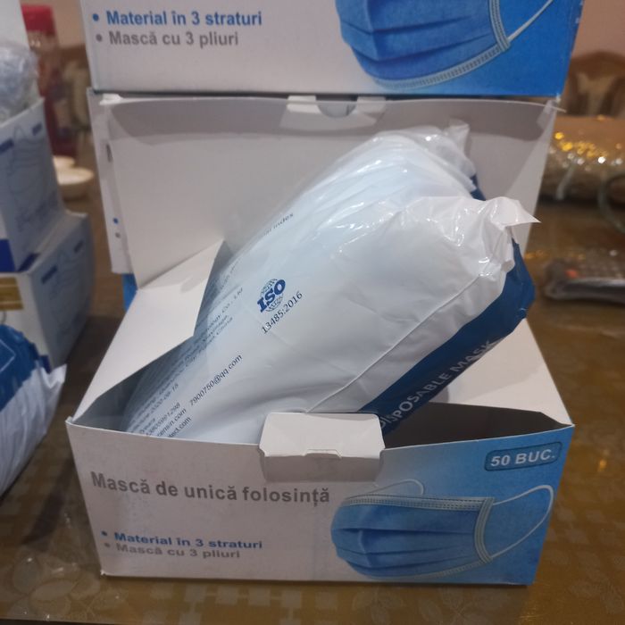 Masti protecție 3 straturi 50 buc cutia