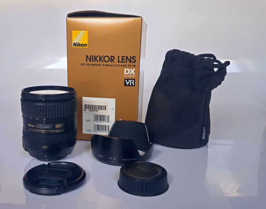 Obiectiv Nikon AF-S NIKKOR 16-85mm f/3.5-5.6G ED VR