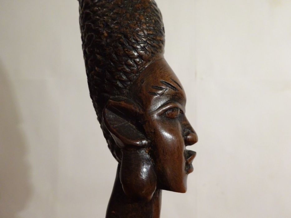 Sculptura Africana in Lemn Exotic - Veche Piesa de Colectie