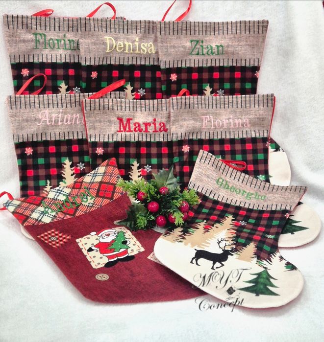 Șosete/cizmulițe mos nicolae