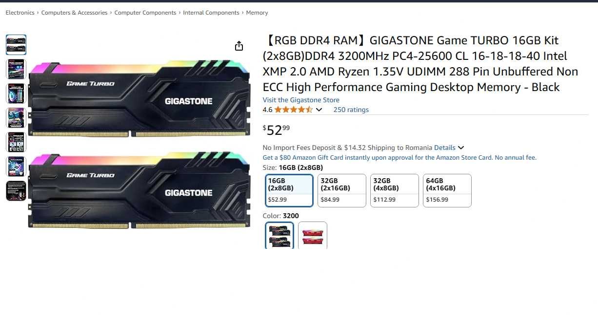 Ram ddr4 - 32 gb