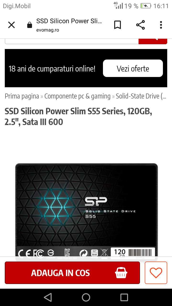 Hard disk laptop 120 de GB solid state Drive