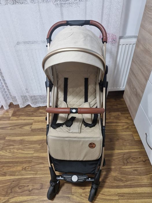 Carucior sport usor S-16 BUF BOOF Sand 0- 36 luni 180 grade inclinare