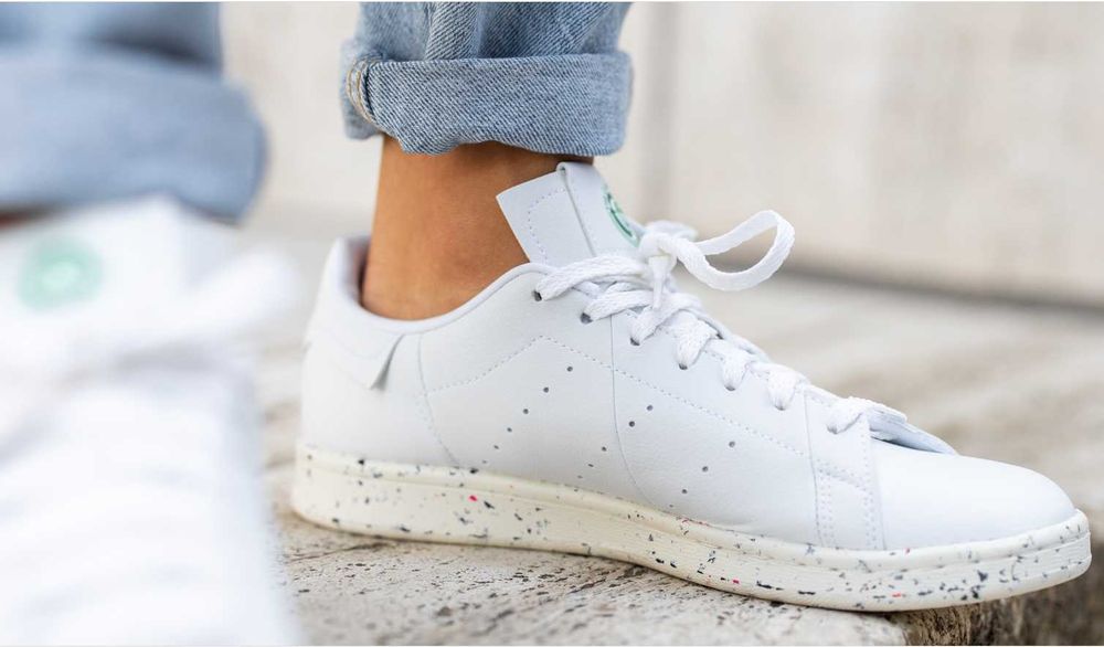Оригинални кецове с коркова стелка *ADIDAS STAN SMITH * EU43.5 - 44.5