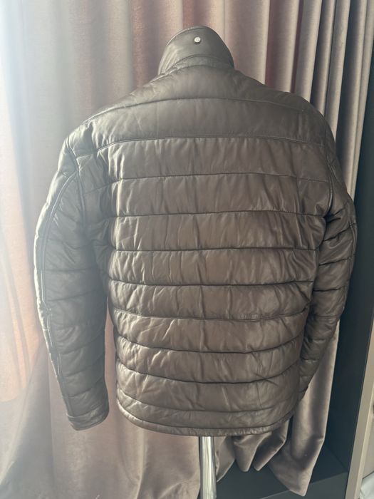 Haina piele Massimo Dutti barbati marime M