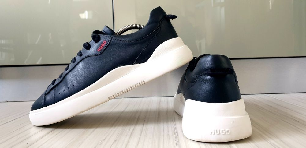 Hugo Boss HUGO Leather 42/26 .5 - 27 см ОРИГИНАЛ Мъжки кец от ест кожа