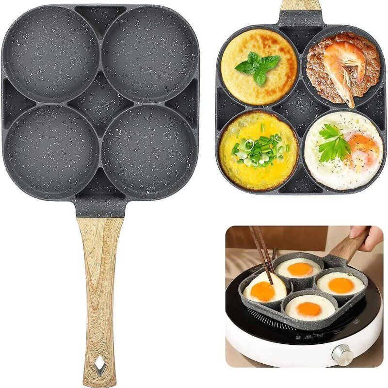 Тиган с незалепващо покритие с 4 отделни зони – FryingpanMBH
