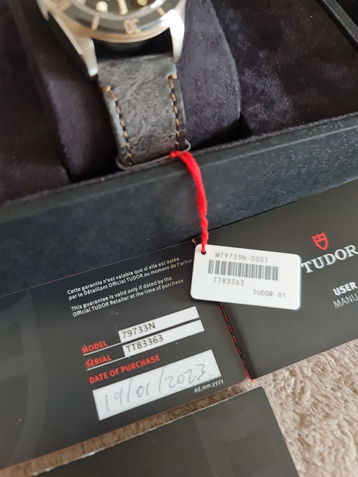 Tudor black bay  S&G piele 41mm automat. Ultima bucata