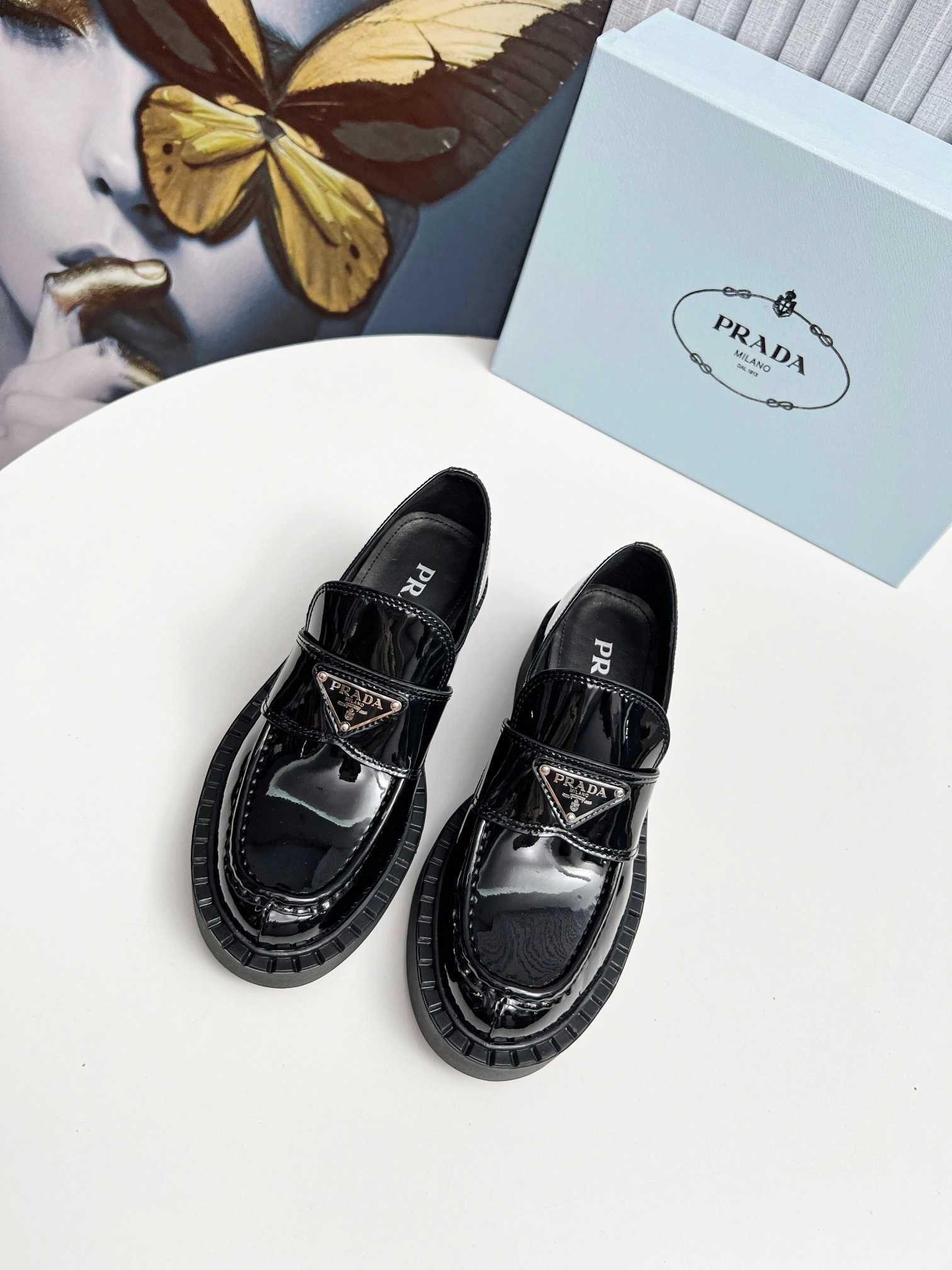 Pantofi loafer Prada, marimi 35-40, mocasini Premium